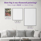 DIAMOND ART CLUB Bibler Garden Path Diamond Painting Kit, Fun DIY Crafts - Image 4