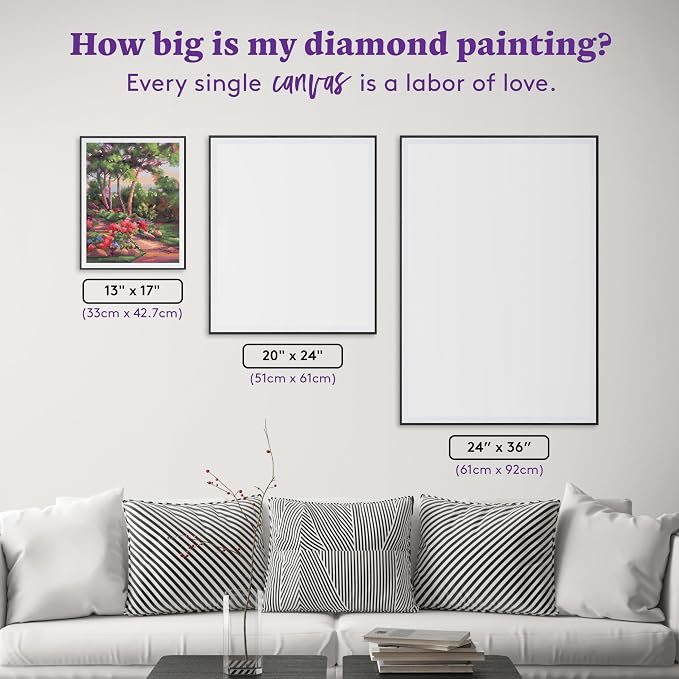 DIAMOND ART CLUB Bibler Garden Path Diamond Painting Kit, Fun DIY Crafts - Image 4