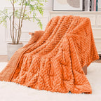 Super Fuzzy Soft Fleece Sherpa Weighted Blanket 15 lbs by EazfyPro