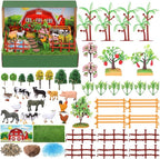Teyva Daily 48 Pcs Farm Diorama Kit Habitat Project Box Set Farm Diorama by Unknown