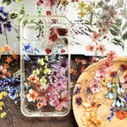 50-Pack Transparent Waterproof Watercolor Wildflower Flower Scrapbook Stickers - Image 5