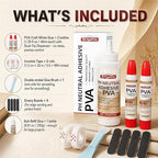 Binding Glue Kit, 8.81oz PVA Glue + 2×1.35 Oz Acid-Free PVA Adhesive, Neutral pH - Image 2