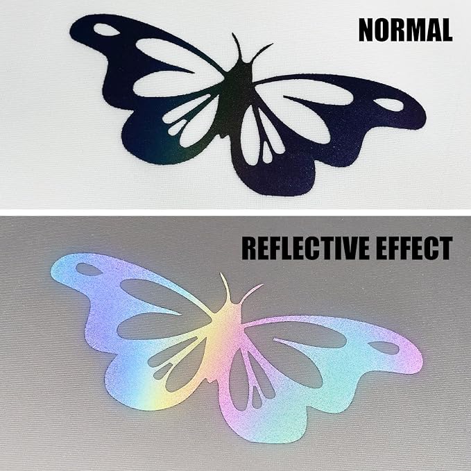 Rainow Reflective Heat Transfer Vinyl 12" x 8 ft HTV - Image 4