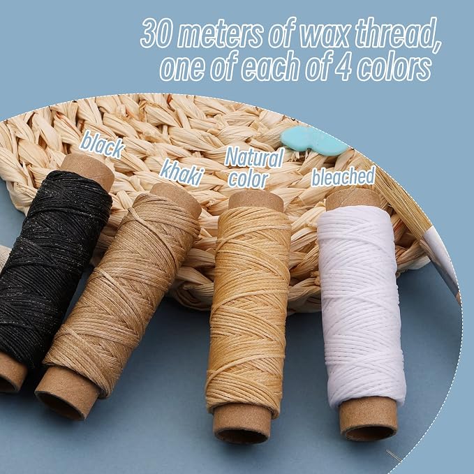 41 Pcs Book Binding Kits 3 Pcs Bone Folder Paper Creaser Paper Folding Tool - Image 3