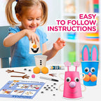 Arts and Crafts for Toddlers & Kids Ages 3-5 – Paper Cup Craft Kit, 8 Animal - Image 4