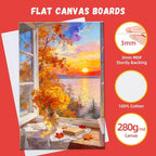 Simetufy 5 Pack 20"x30" Large Canvas Boards - Image 3