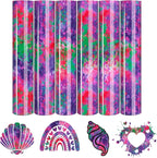 Tintnut Purple Splash Heat Transfer Vinyl, stretch washable, works by Tintnut