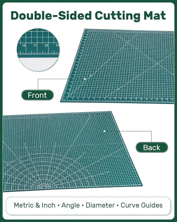 Self Healing Cutting Mat, Double-Sided Rotary Cutting Mat - Image 4