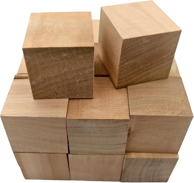 20PCS Basswood Carving Blocks, Whittling Wood Carving Kit, Unfinished Wooden by Unknown