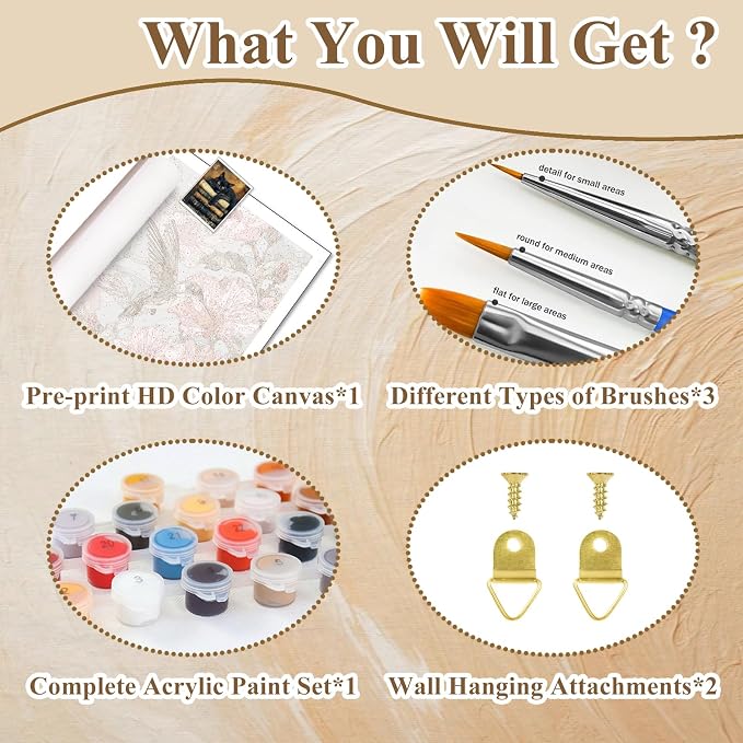 HMZephitiquc Cat Paint by Numbers Kit - Image 6