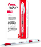 Pentel R.S.V.P. Ballpoint Pen, Fine Tip, Box of 12 by PentelofAmerica