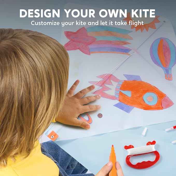 SYNCFUN 3 Packs DIY Kites for Kids - Image 4