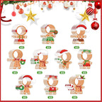 50 Pcs Christmas Gingerbread Cutouts | DIY Bulletin Board Decoration Photo - Image 2