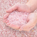3 Lb Rosy Pink Stones Aquarium Gravel Rocks, Tumbled Chips Crushed Crystal by EZEELAI