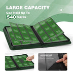 Trading Card Binder with 9 Side Loading Pocket Card Album Hold Up to 540 Cards - Image 2