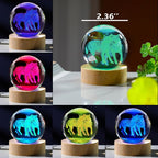 3D Wolf Crystal Ball 60mm - Image 3