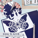VINYL FROG Navy Blue Adhesive Vinyl Roll 12" x10ft Matte Blue Permanent Vinyl - Image 2