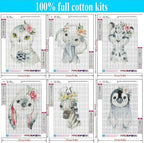 6 Pack Animal Cross Stitch Kits - Image 6