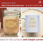 ORACAL 631 Matte Light Brown Vinyl Durable Roll Easy to Weed Permanent Adhesive - Image 2