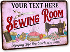 Personalized Sewing Room Sign Art Room Décor by ChicoCreekSigns