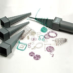 The Beadsmith Mandrel 4X, Wire Wrapping Set, 4 Different Shapes, Round and - Image 5