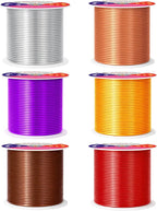 Mandala Crafts 16 GA Purple Brown Red Assorted Anodized Aluminum Craft Wire | - Image 2