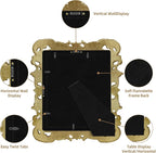 Gold Frames 8x10 Vintage Ornate Picture Frame Antique Baroque | Real Glass - Image 8