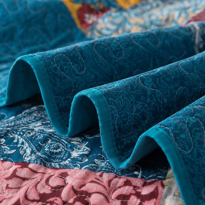 BEDIFANY Cotton California King Quilt Set - Image 3