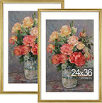 Vittanly 24x36 Poster Frames Set of 2, Display 20x30 Pictures by Vittanly