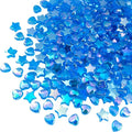 600 PCS Acrylic Beads Heart Star Shape Beads Clear Acrylic AB Colors Bead by Jmassyang