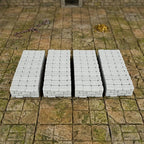 Dungeon Walls 40pcs 28mm Miniature RPG Terrain Modular System DND Terrain by AUSPDICE