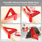 3.8＂Mini 3D Multi-Angle Measuring Square Ruler, WT102A High Precision Hole - Image 3