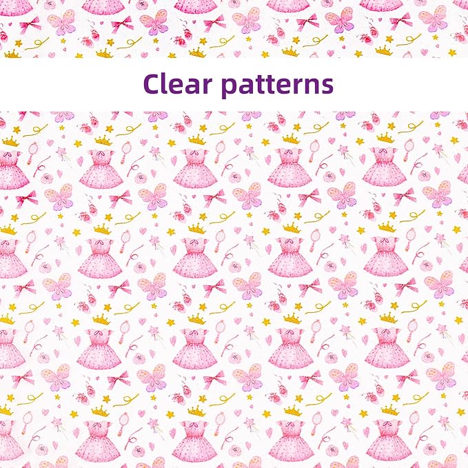 Printed TPU Jelly Faux Leather, 11.8 x 47.2 Inch Transparent Clear Jelly Vinyl - Image 3