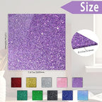 Glitter Acrylic Sheets, 2 Pack | 1/8 in Thick, Cast Sparkly, - Image 2