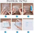 GLOBLELAND Calendar Planner Silicone Clear Stamps 6.3x4.3inch | Month Week Date - Image 3