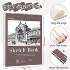 Sketch Book 11×14 inch, Spiral Bound Sketch Pad 50 Sheets, Acid-Free Sketchbook - Image 3