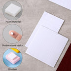 Joez Wonderful 4 Sheets Foam Adhesive Squares, 0.47in & 0.2in - Image 3