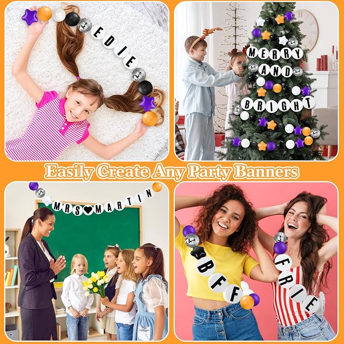 Simgoing Classroom Decor DIY Giant Friendship Bracelet Garland Teacher Table - Image 4