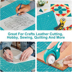 Headley Tools 17"x17" Rotating Cutting Mat, Self Healing Mat - Image 7