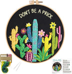 Louise Maelys Cactus Embroidery Kit by LouiseMaelys