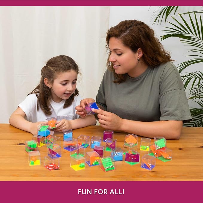 BONNYCO Brain Teaser Puzzles Cubes Kids Party Favors Pack 30. Pinata Goodie - Image 7