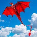 JOYIN Dragon Kites for Kids and Adults, Dragon Red Beach Kite for Outdoor Games - Image 7