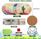 Temlum 6 Pcs Diamond Painting Coasters - Image 2