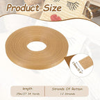 PATIKIL 27.3 Yards x 0.6" Paper Rattan Weaving Cane, 12-Ply Paper Rattan Weave - Image 2