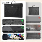 JusArt Art Portfolio Bag, 24x36 Foldable Light Weight Portfolio Folder Case - Image 7
