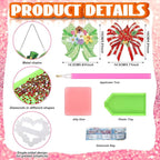 Cinnvoice 12 Pcs Summer Seasonal Diamond Art Hanging Ornament Kit - Image 3