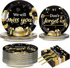 50 Guests We Will Miss You Plates and Napkins Party Supplies Farewell Party by Qyeahkj