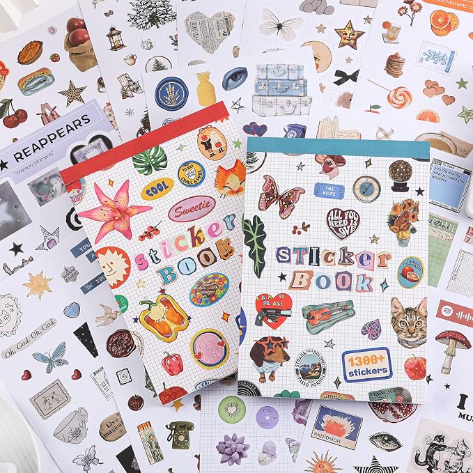 Girl's Korean Sticker Book, Food and Daily Life Theme - Image 7