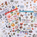 Girl's Korean Sticker Book, Food and Daily Life Theme - Image 7