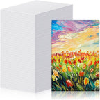 Moinchore 100 Pcs 4 x 6 Inch Mini Painting Canvas Panels Bulk Tiny Art Canvases - Image 7